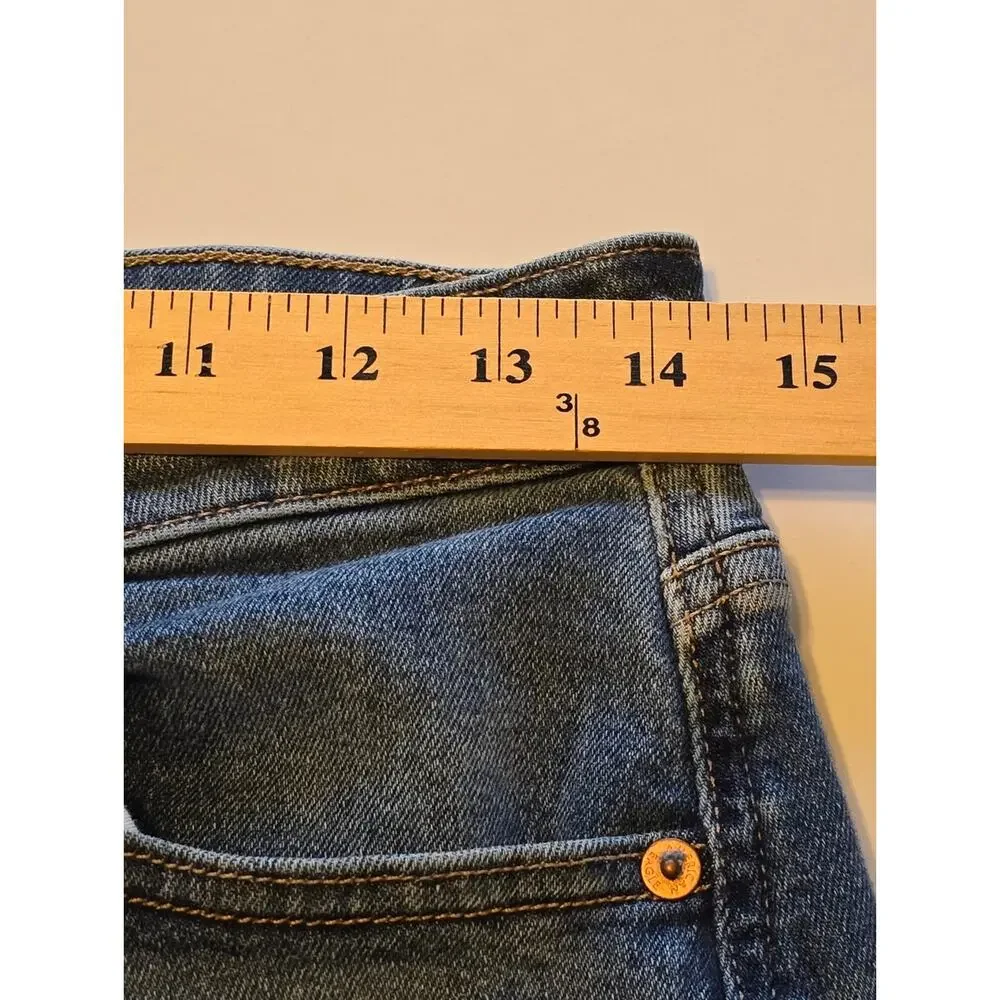 American Eagle Mom Jeans Womens Size 8 Regular Blue High Rise Medium Wash Casual
